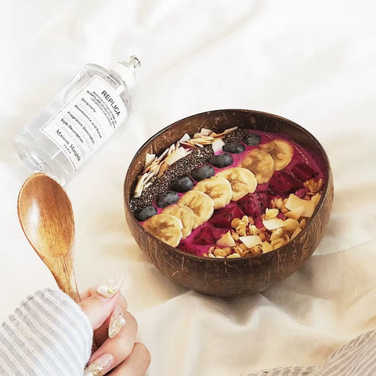 4.5-6Inch Natural Coconut Bowl Eco-Friendly Soup Fruit Salad Set Noodle Rice Bowl Wooden Fruit Container Handicraft Kitchenware