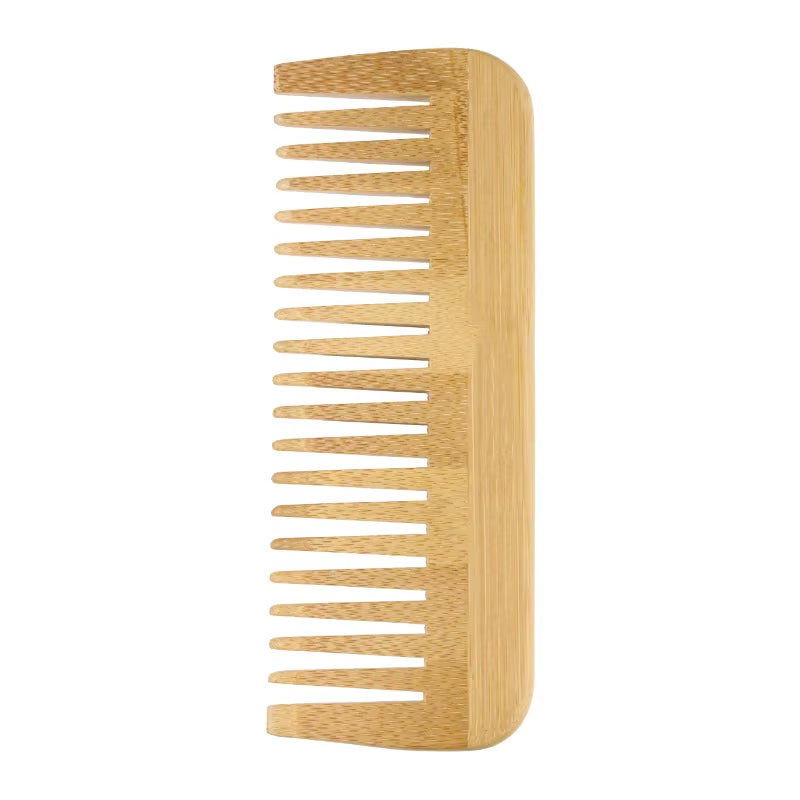Bamboo Wooden Hair Brush Massage Comb Scalp Massager for Hair Growth Anti-Static Straightening Brush Soft Beard Baby Beech Brush
