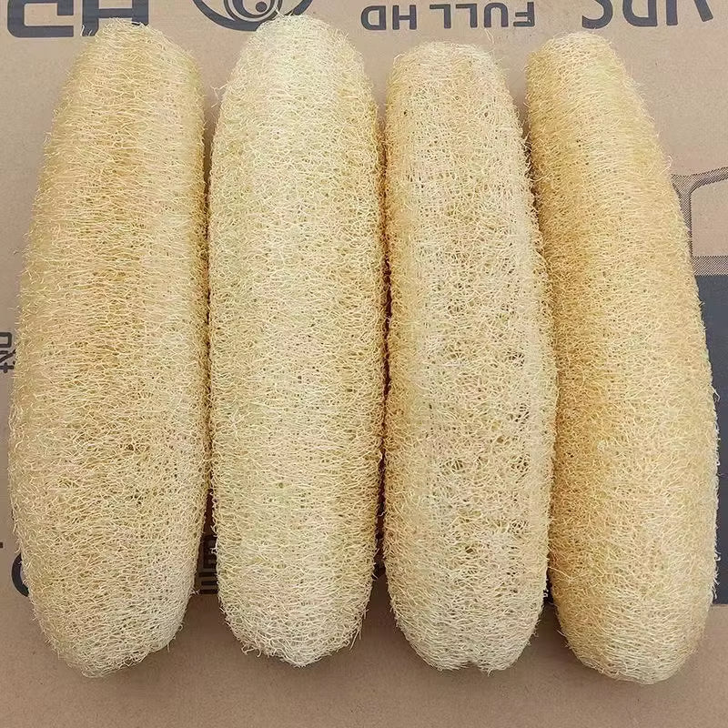 1/3Pcs Natural Loofah Sponge Multi-Purpose Kitchen Cleaning Tool Dish Washing Sponge Long Shower Body Scrubber Loofah Dishcloth