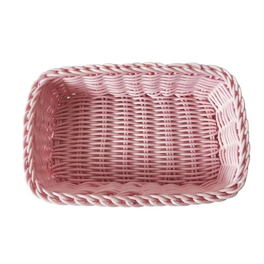 Home Storage Basket Desktop Basket Photo Props for Home Storage Decoration Sweet Color Basket Nordic Storage Fruit